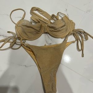 Monday Swim Gold Shimmer ✨